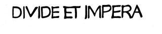DIVIDE ET IMPERA logo