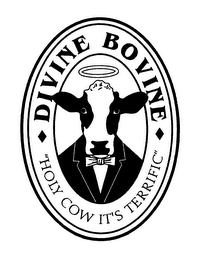 DIVINE BOVINE HOLY COW IT'S TERRIFIC logo