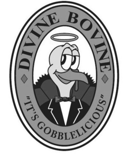 DIVINE BOVINE "IT'S GOBBLELICIOUS" logo