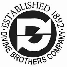 DIVINE BROTHERS COMPANY·ESTABLISHED 1892· logo