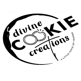 DIVINE COOKIE CREATIONS A LITTLE TASTE OF HEAVEN logo