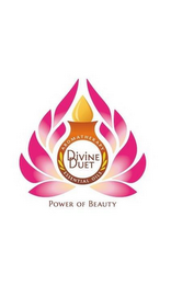 DIVINE DUET AROMATHERAPY ESSENTIAL OILS POWER BEAUTY logo