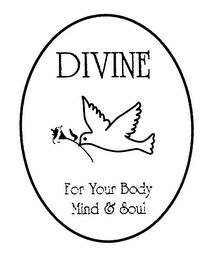 DIVINE FOR YOUR BODY MIND & SOUL logo