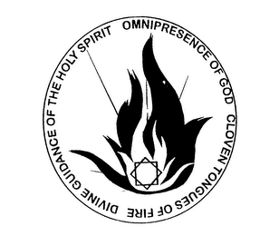 DIVINE GUIDANCE OF THE HOLY SPIRIT OMNIPRESENCE OF GOD CLOVEN TONGUES OF FIRE logo