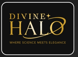 DIVINE+ HALO WHERE SCIENCE MEETS ELEGANCE logo