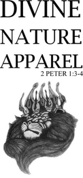 DIVINE NATURE APPAREL 2 PETER 1:3-4 logo