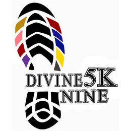 DIVINE NINE 5K logo