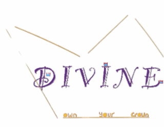 DIVINE OWN YOUR CROWN logo
