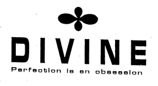 DIVINE PERFECTION IS AN OBSESSION logo
