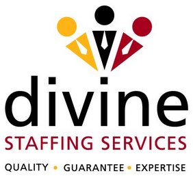 DIVINE STAFFING SERVICES QUALITY GUARANTEE EXPERTISE logo