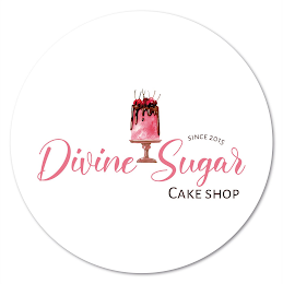DIVINE SUGAR CAKE SHOP SINCE 2015 logo