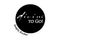 DIVINE TO GO! SIMPLY KOSHER logo