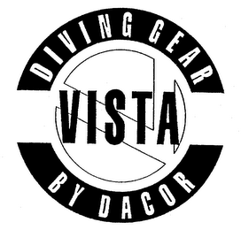 DIVING GEAR BY DACOR VISTA logo