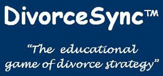 DIVORCESYNC "THE EDUCATIONAL GAME OF DIVORCE STRATEGY" logo