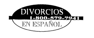 DIVORCIOS EN ESPANOL 1-800-579-7941 logo