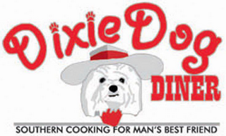 DIXIE DOG DINER SOUTHERN COOKING FOR MAN'S BEST FRIEND logo