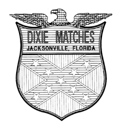 DIXIE MATCHES JACKSONVILLE, FLORIDA logo
