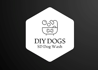 DIY DOGS SD DOG WASH logo