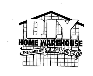 D.I.Y. HOME WAREHOUSE THE HOME OF FRUGALBEES logo