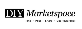 DIY MARKETSPACE FIND · POST · SHARE · GET REWARDED! logo