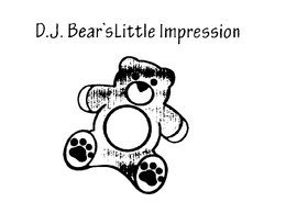 D.J. BEAR'S LITTLE IMPRESSION logo