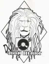 DJ LION HEART logo