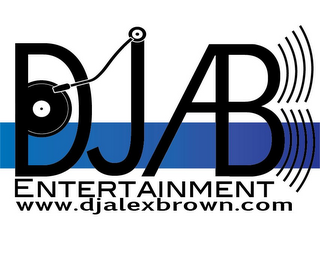 DJAB ENTERTAINMENT WWW.DJALEXBROWN.COM logo