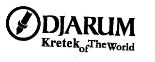 DJARUM KRETEK OF THE WORLD logo