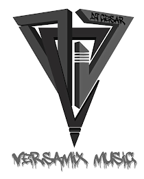 DJC DJ CESAR VERSAMIX MUSIC logo