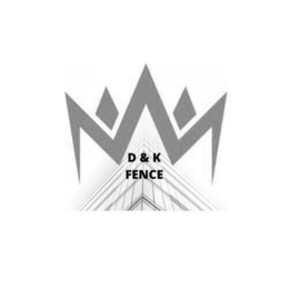 D&K FENCE logo