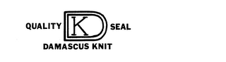 DK QUALITY SEAL DAMASCUS KNIT logo