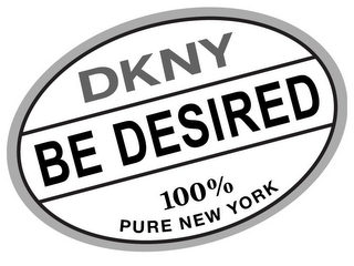 DKNY BE DESIRED 100% PURE NEW YORK logo