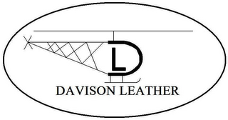 DL DAVISON LEATHER logo