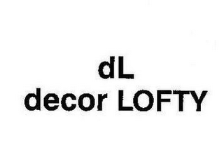 DL DECOR LOFTY logo