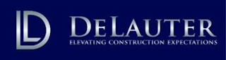 DL DELAUTER ELEVATING CONSTRUCTION EXPECTATIONS logo