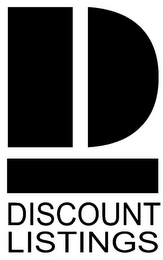DL DISCOUNT LISTINGS logo