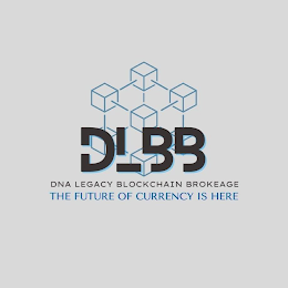 DLBB DNA LEGACY BLOCKCHAIN BROKERAGE THE FUTURE OF CURRENCY IS HERE logo