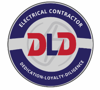 DLD ELECTRICAL CONTRACTOR DEDICATION, LOYALTY, DILIGENCE logo