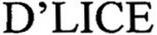 D'LICE logo