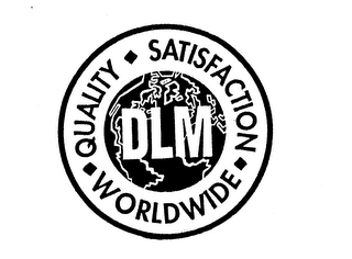 DLM QUALITY SATISFACTION WORLDWIDE logo