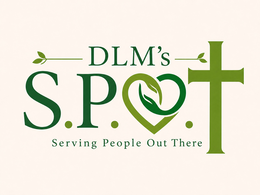 DLM'S S.P.O.T SERVING PEOPLE OUT THERE logo