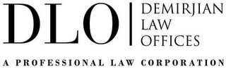 DLO DEMIRJIAN LAW OFFICES A PROFESSIONAL LAW CORPORATION logo