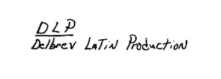 DLP DELBREY LATIN PRODUCTION logo