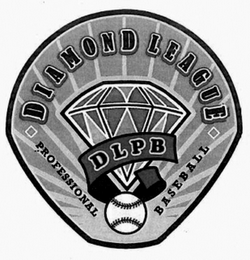DLPB DIAMOND LEAGUE PROFESSIONAL BASEBALL logo