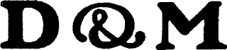 D&M logo