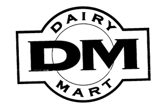 DM DAIRY MART logo