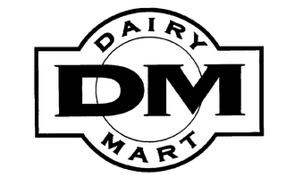 DM DAIRY MART logo