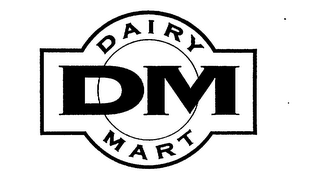 DM DAIRY MART logo