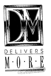 DM DELIVERS M-O-R-E logo