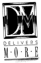 DM DELIVERS MORE logo